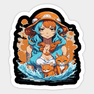 cat mother Sticker